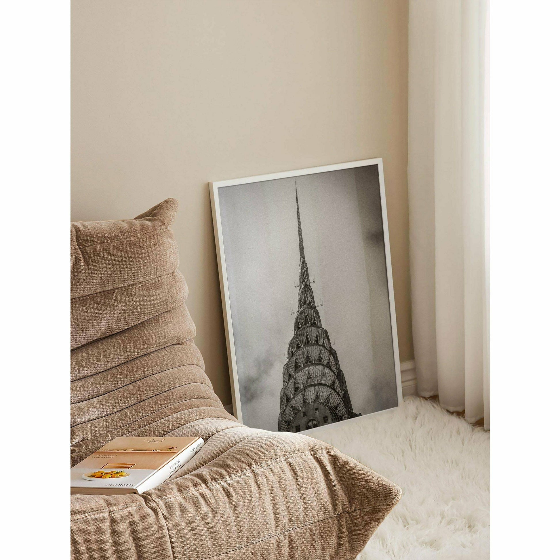 Chrysler Building Black and White Art