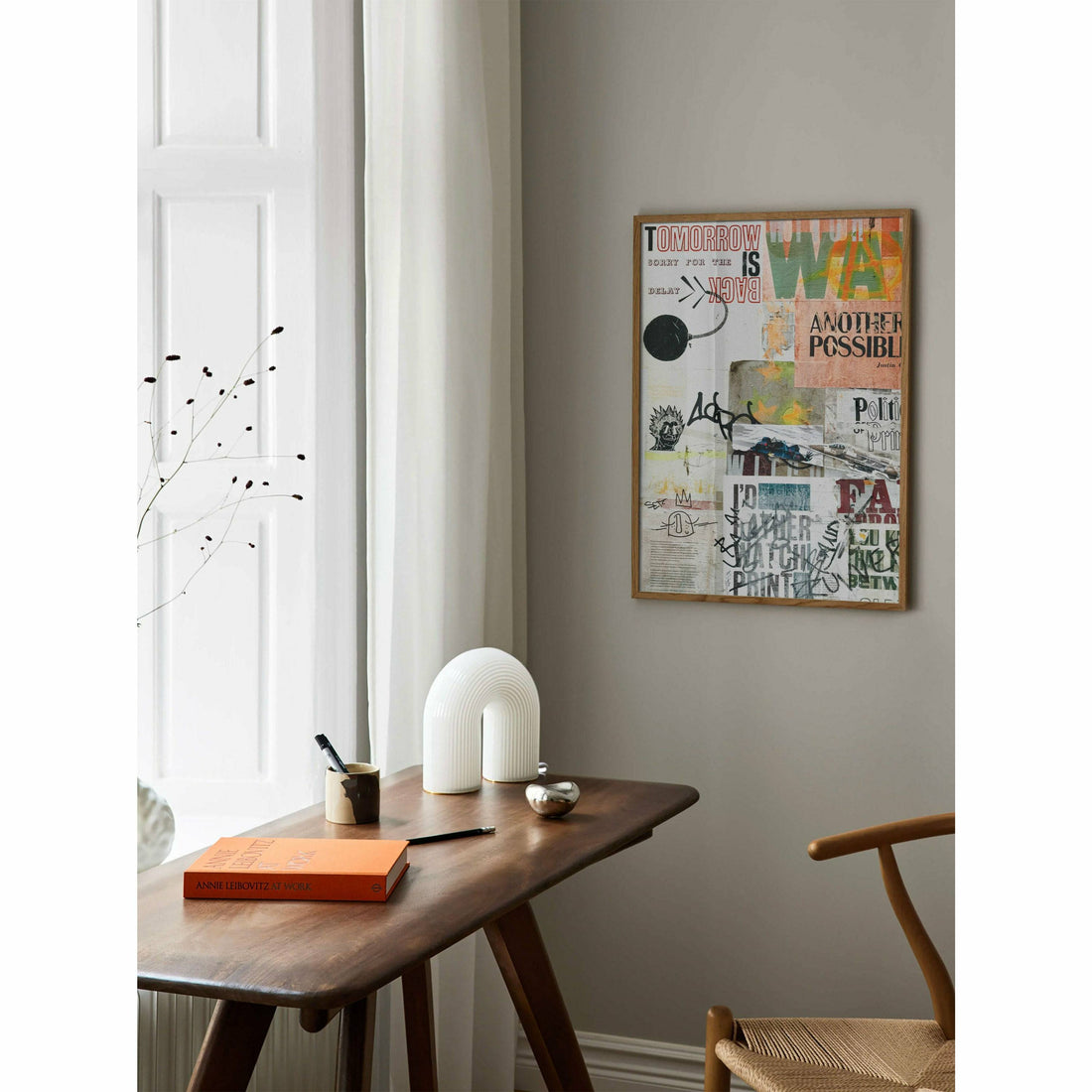 Newspaper Clippings Bedroom Poster