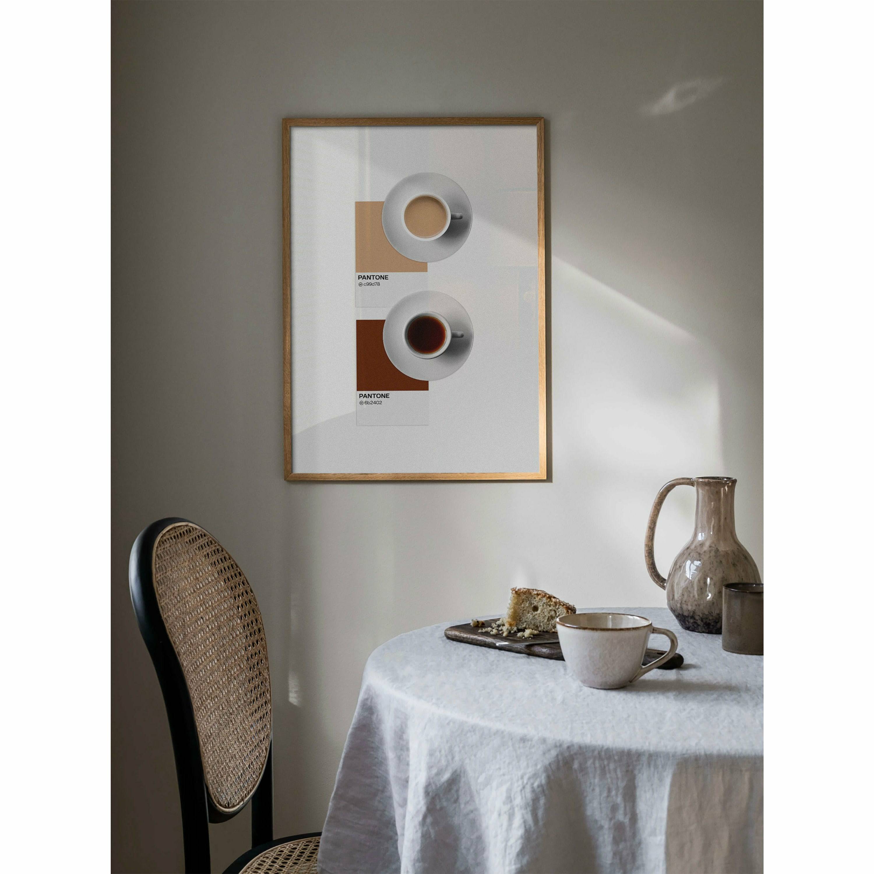 Two Coffee Pantone Digital Poster