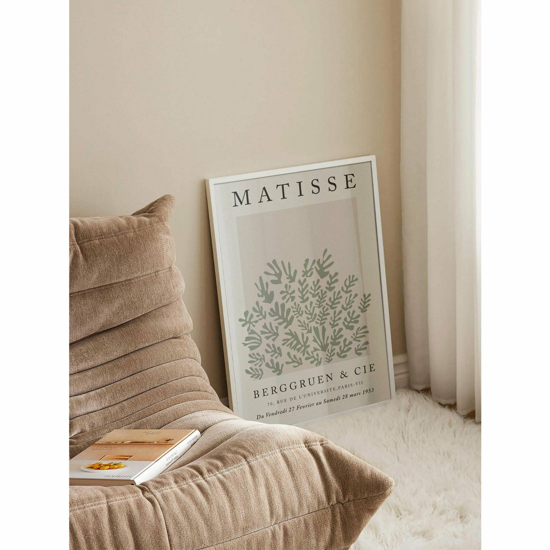 Green & beige Matisse