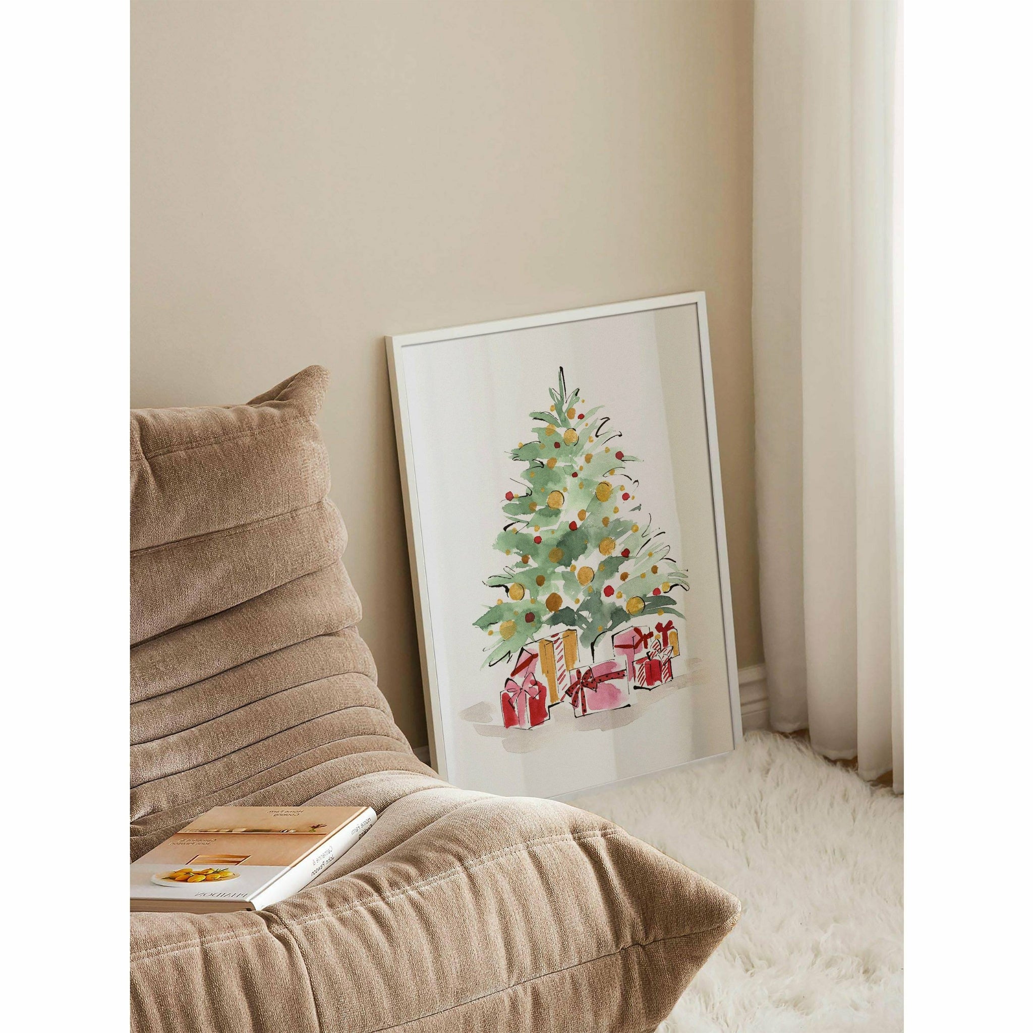 Watercolor Christmas Tree