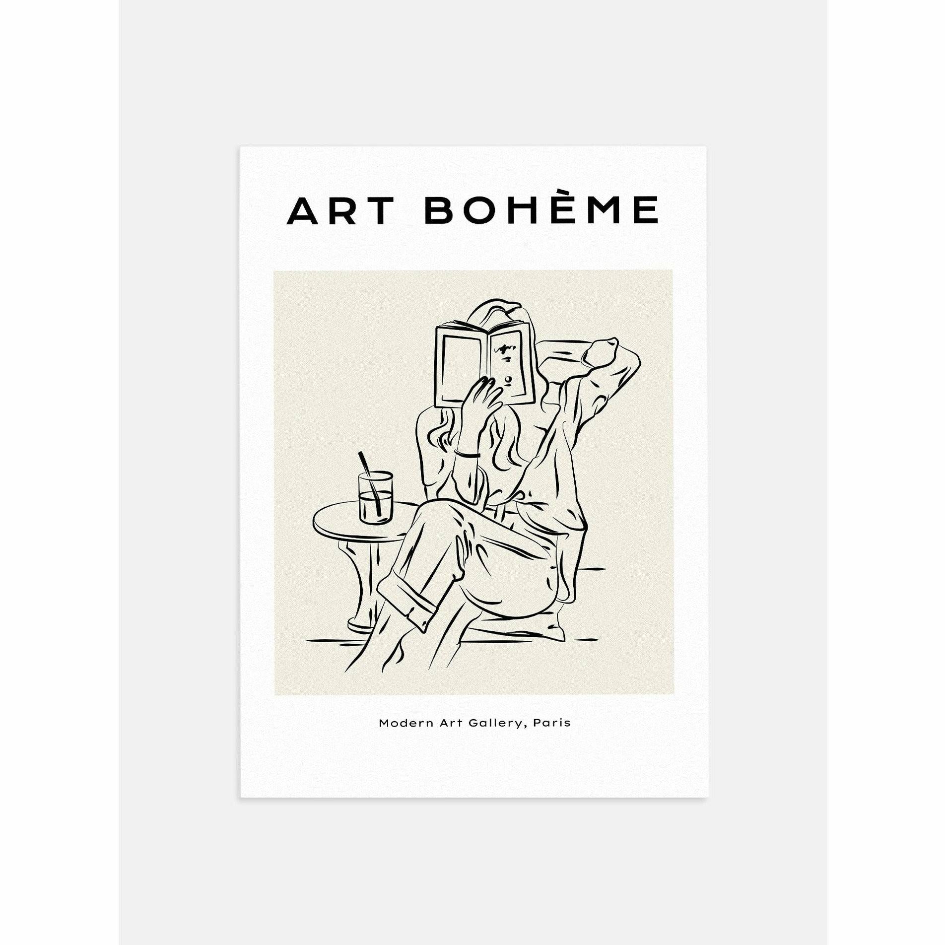 Face in a Book  Poster