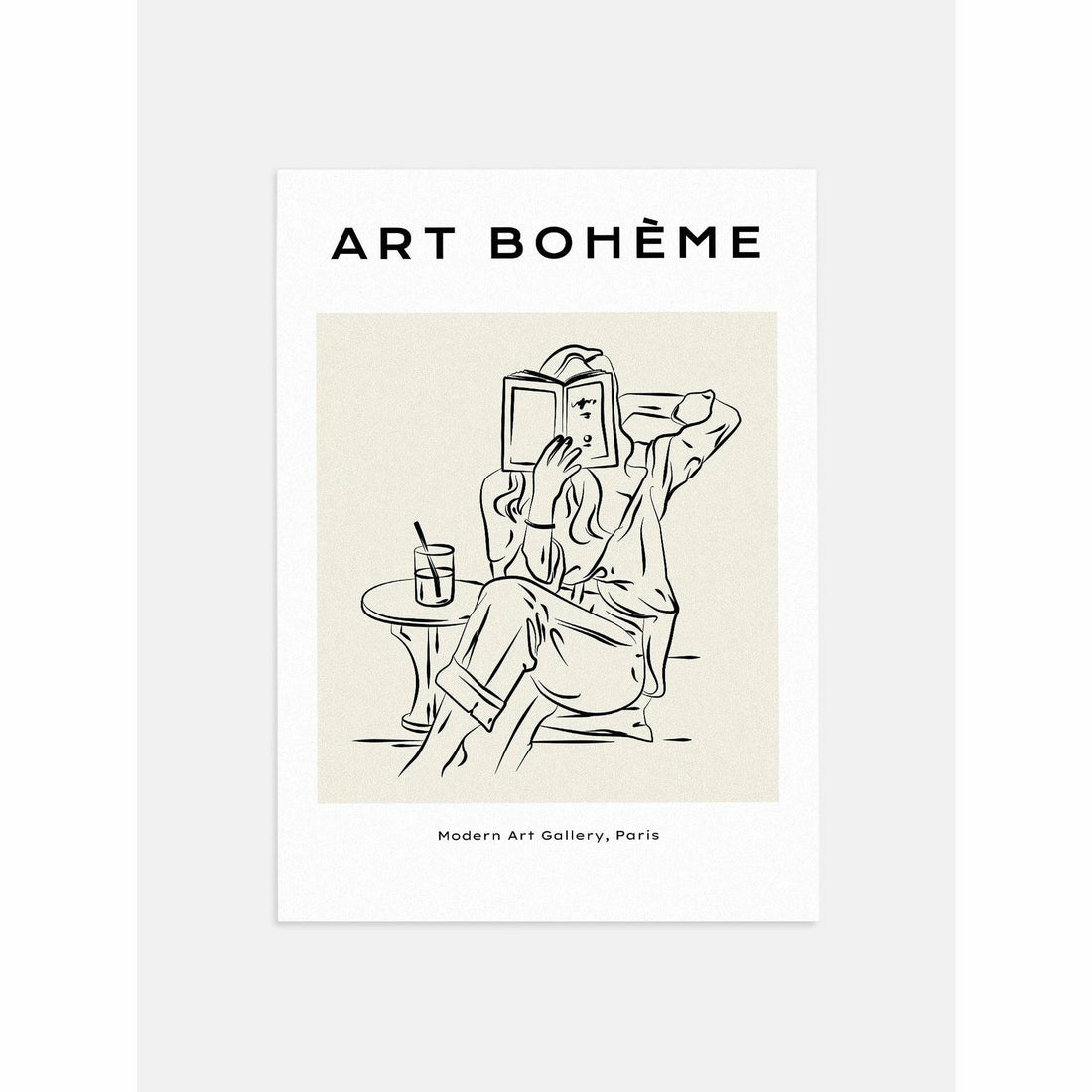 Face in a Book  Poster