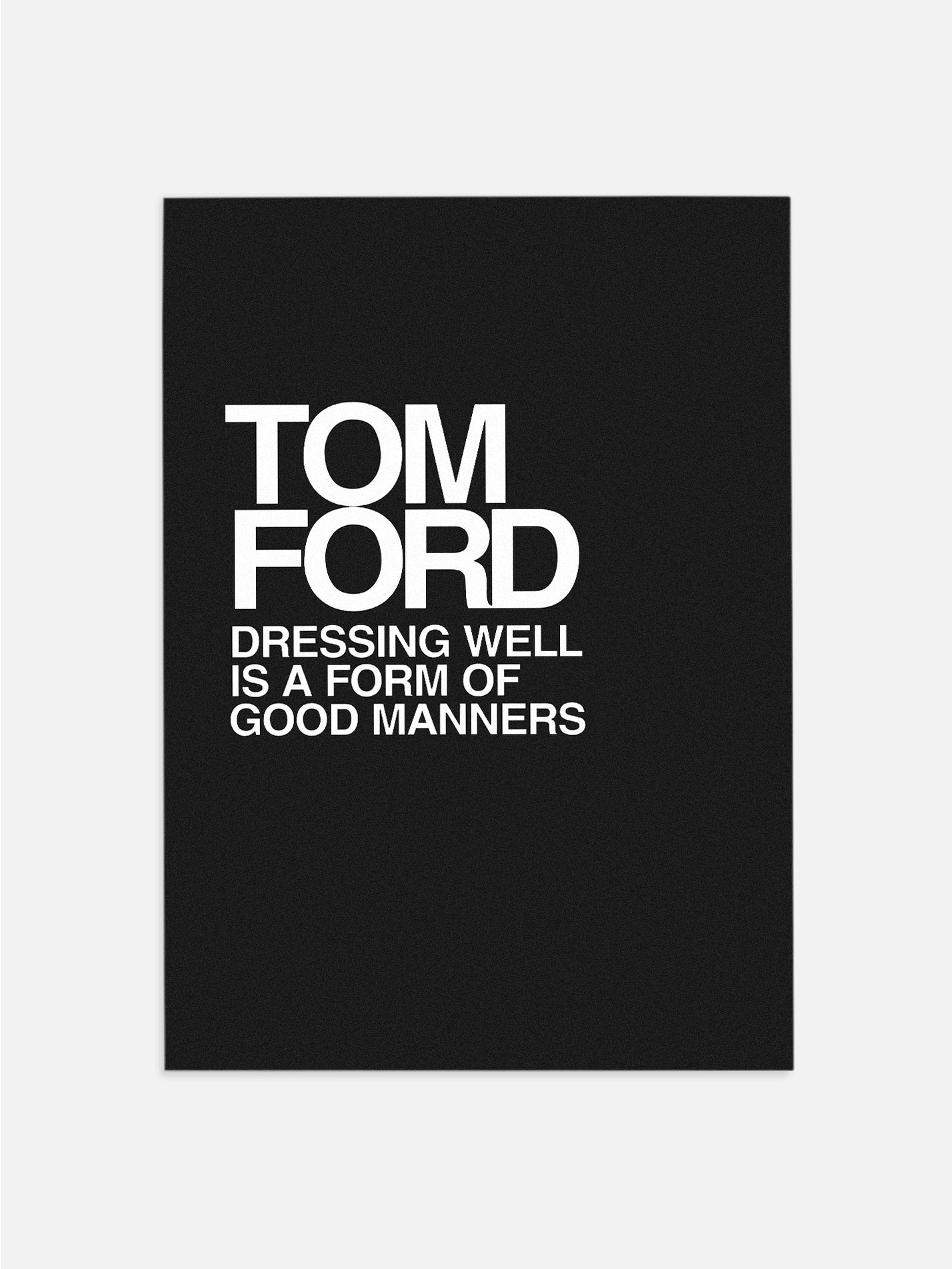Tom Ford Poster