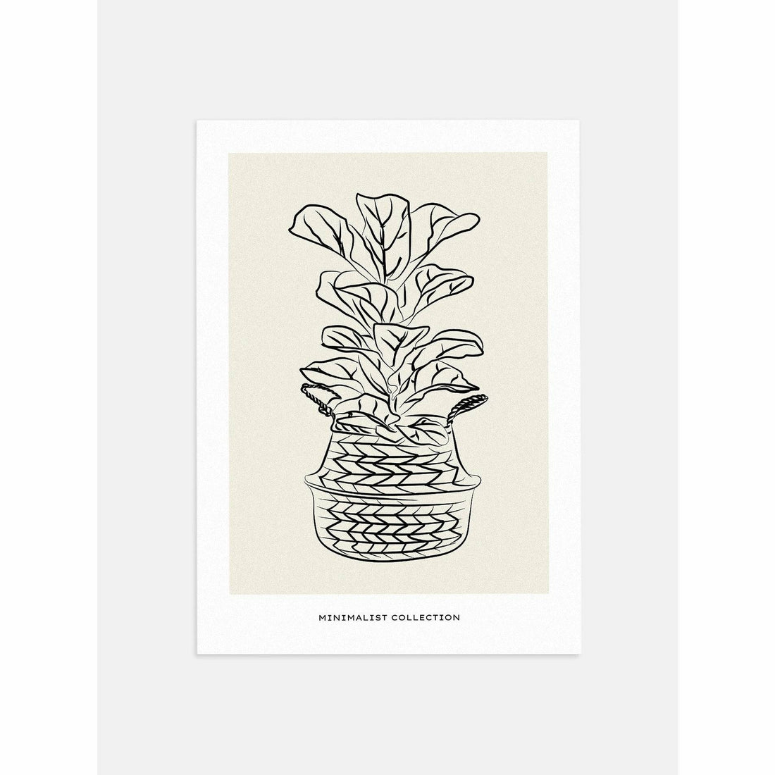 Houseplant Wall Art Poster