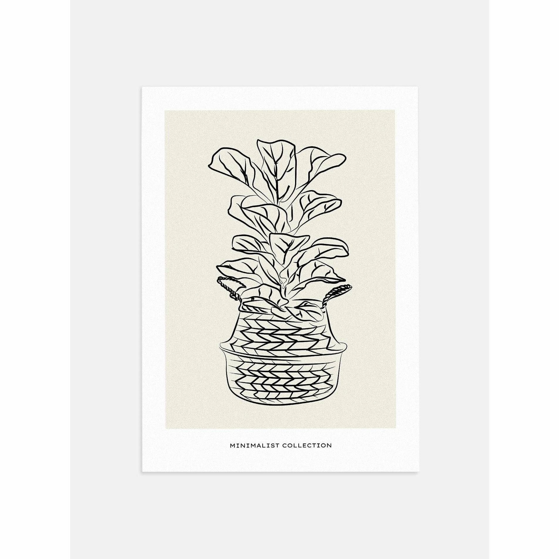 Houseplant Wall Art Poster