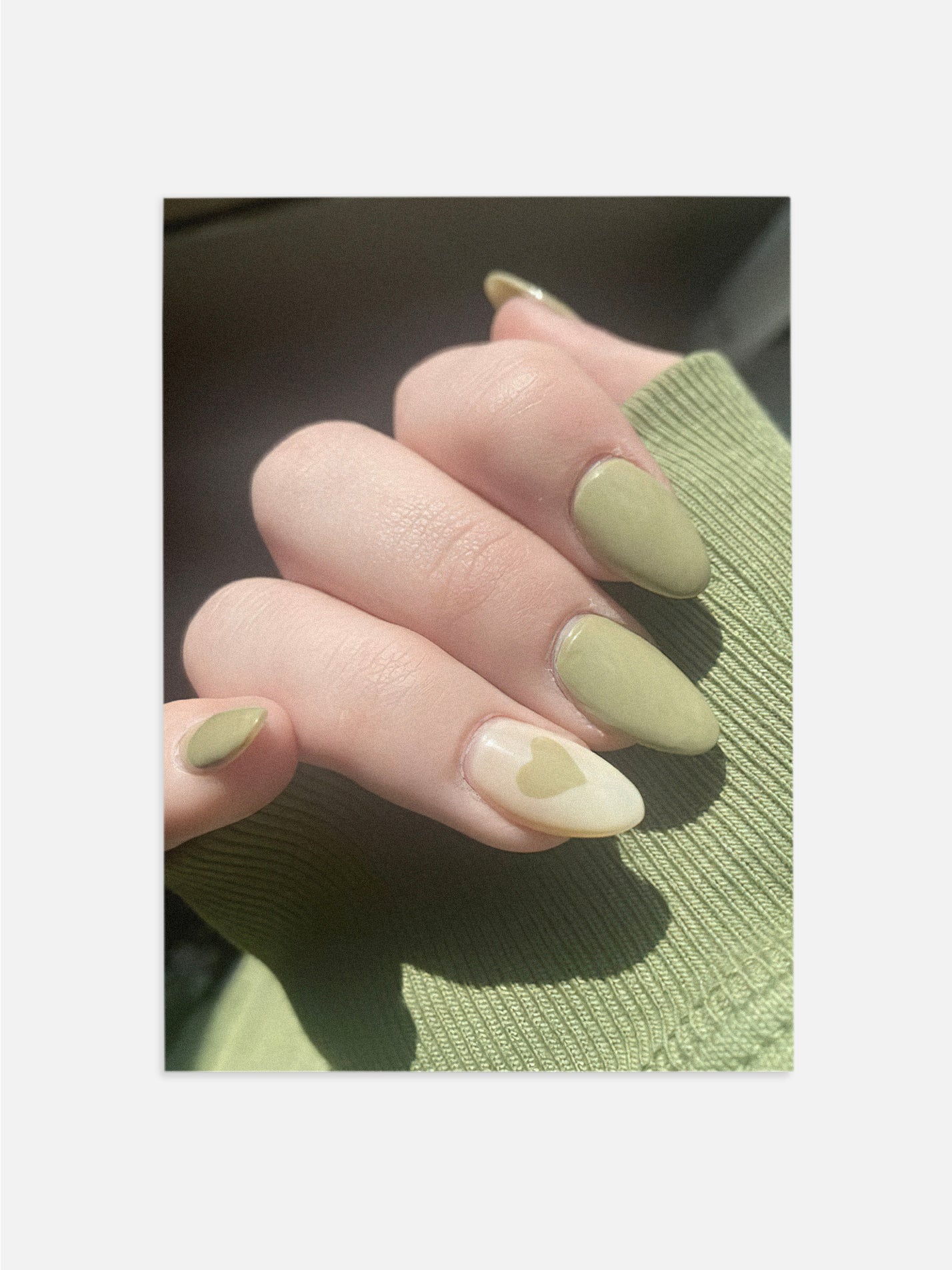 Green Nail Art