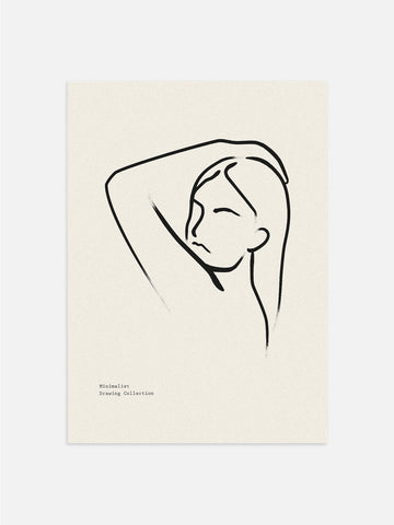 Abstract Woman’s Face Room Wall Decor