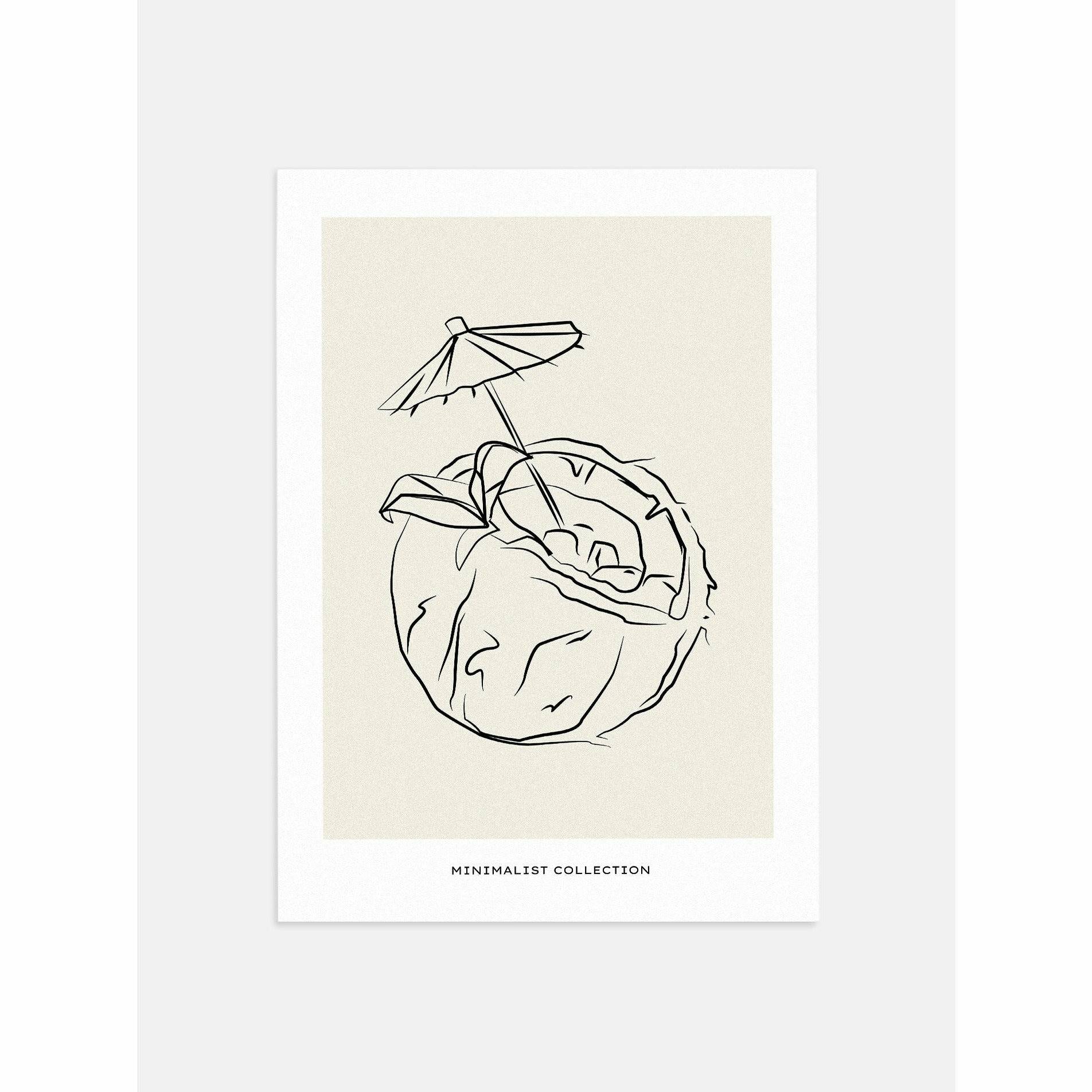 Coconut Drink Poster
