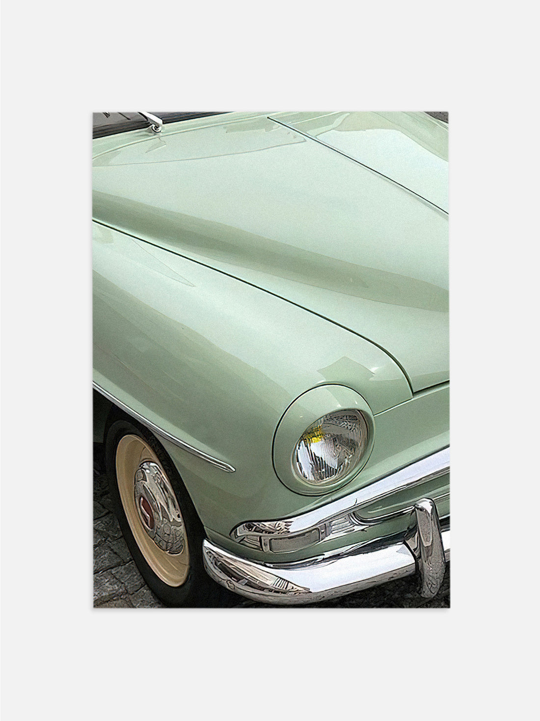 Green Vintage Car