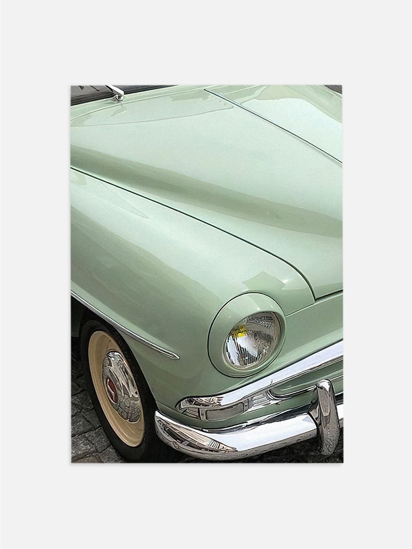 Green Vintage Car