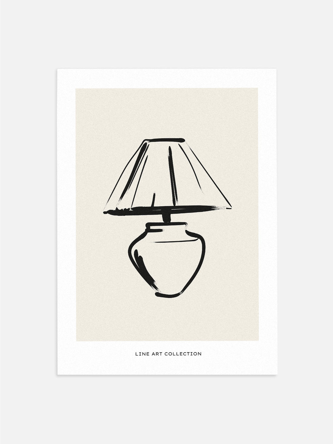 Lamp Drawing- Bedroom Art Decor