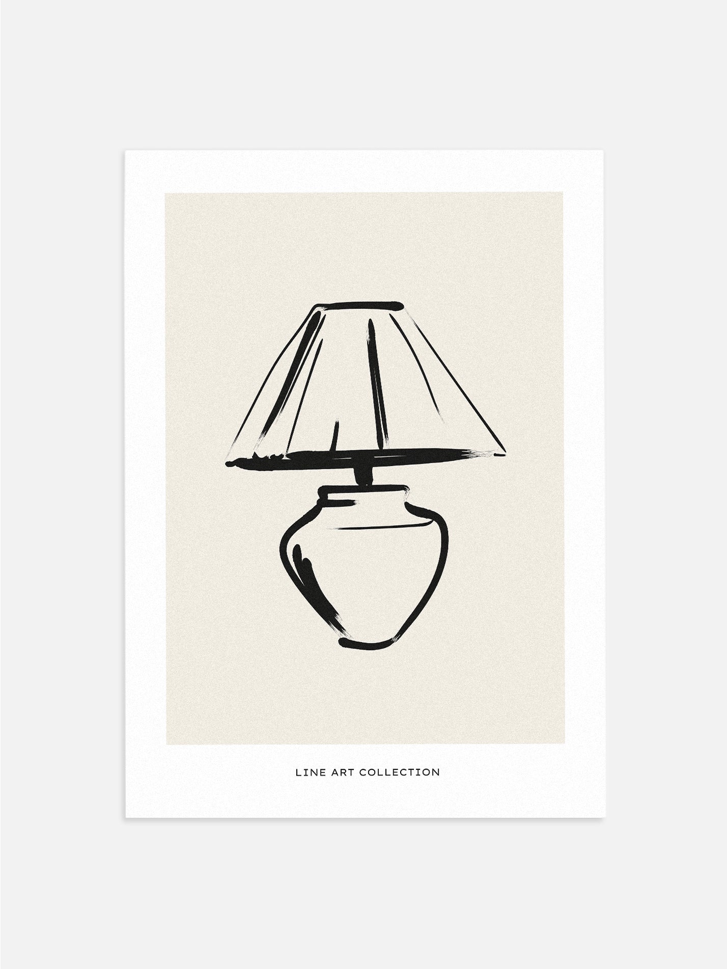 Lamp Drawing- Bedroom Art Decor