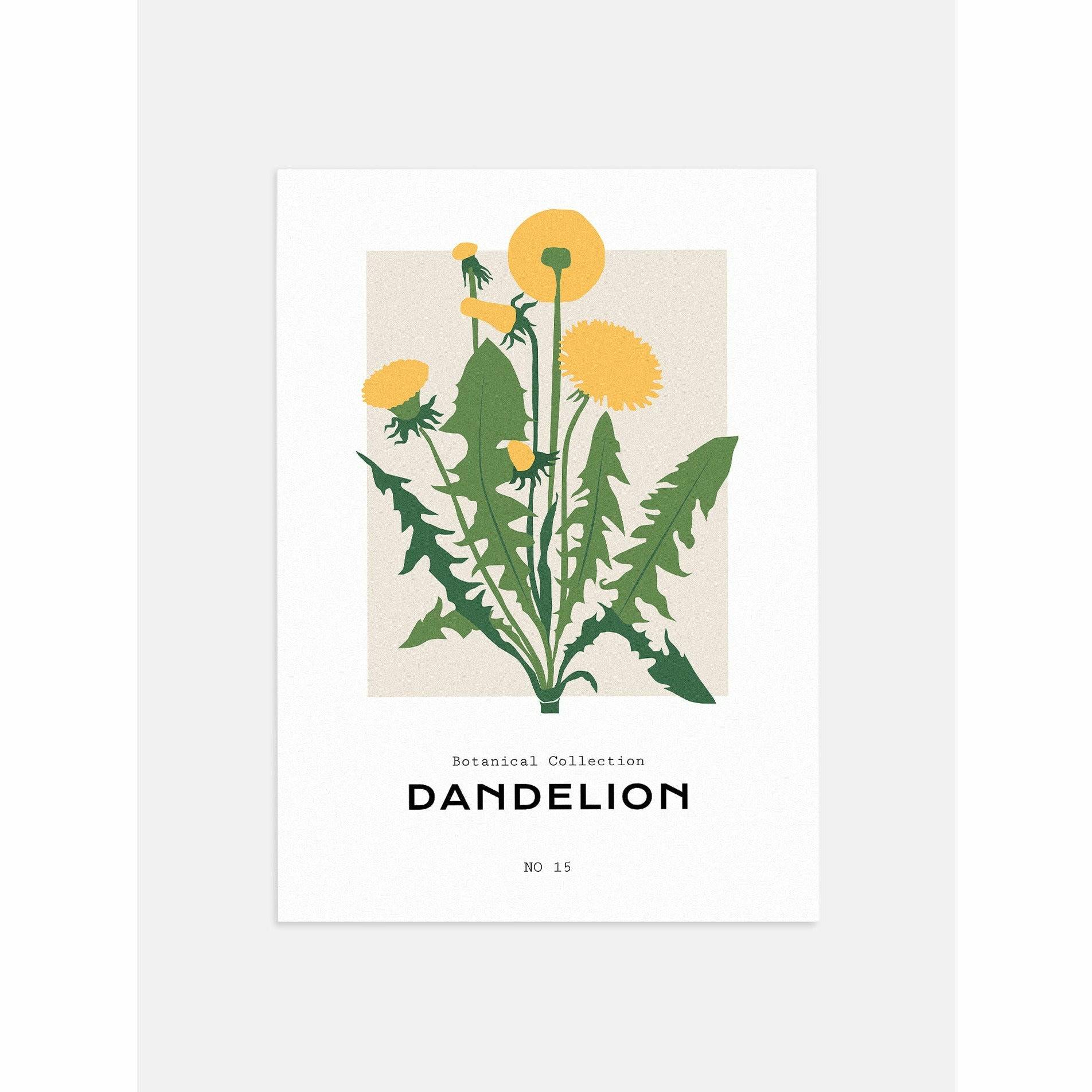 Botanical Dandelion Bedroom Artwork
