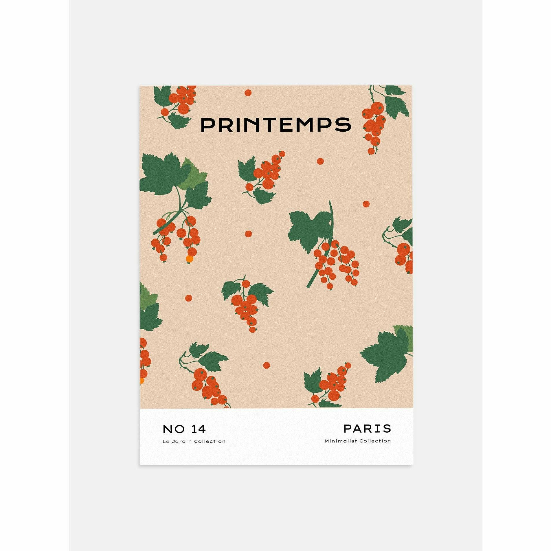 Strawberry Pattern Bedroom Artwork