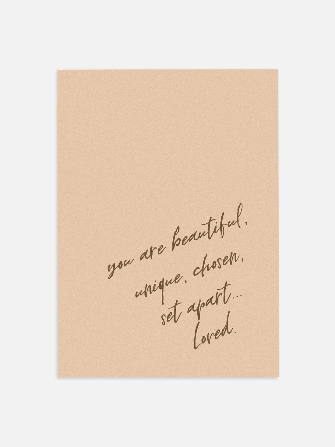 You Are Beautiful Poster