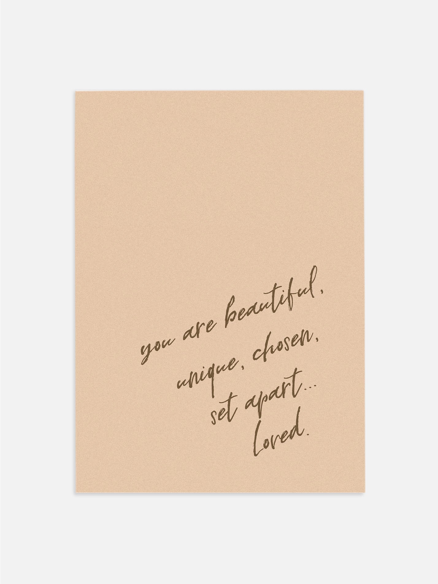 You Are Beautiful Poster