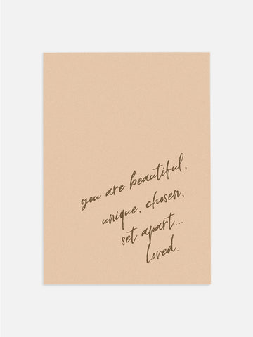 You Are Beautiful Poster