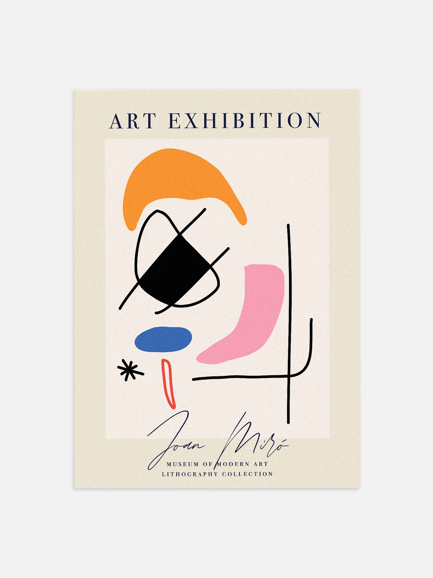 Joan Miró Soft Modern Art