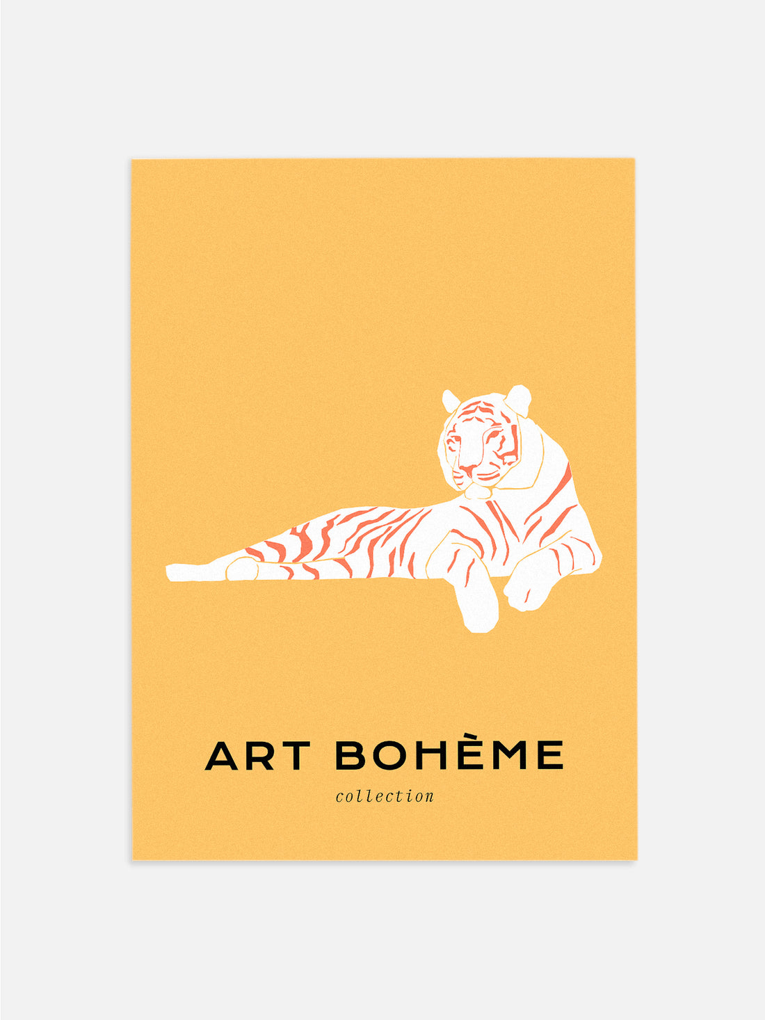 Abstract Tiger Poster