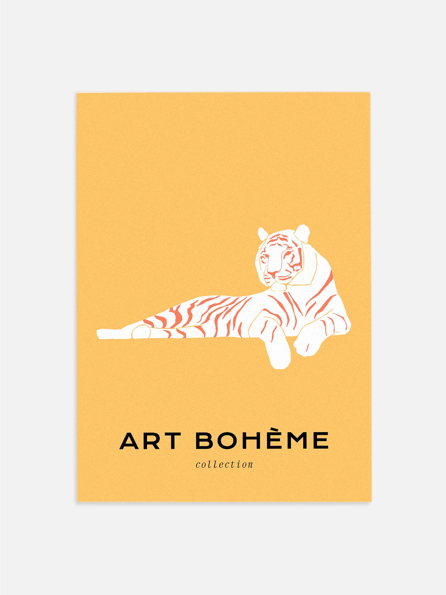 Abstract Tiger Poster