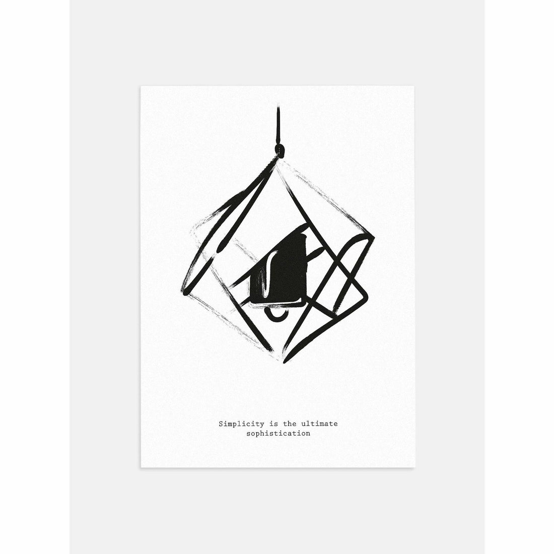 Minimalist Light Brushed Wall Art