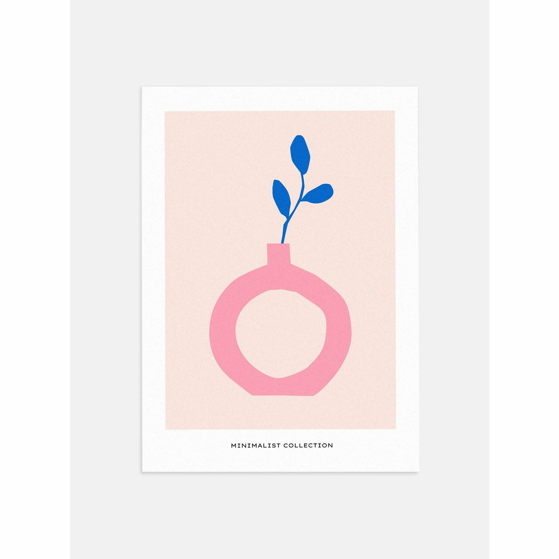 Minimalist Stem in Vase Room Wall Decor