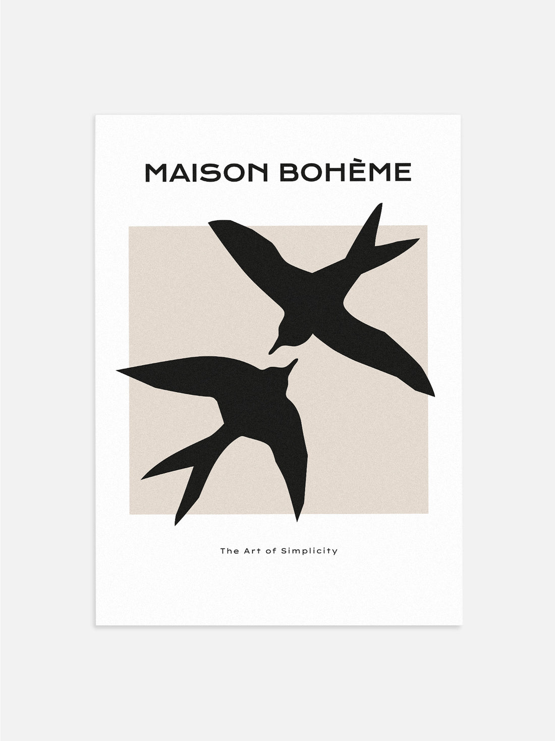 Two Birds Neutral Wall Art
