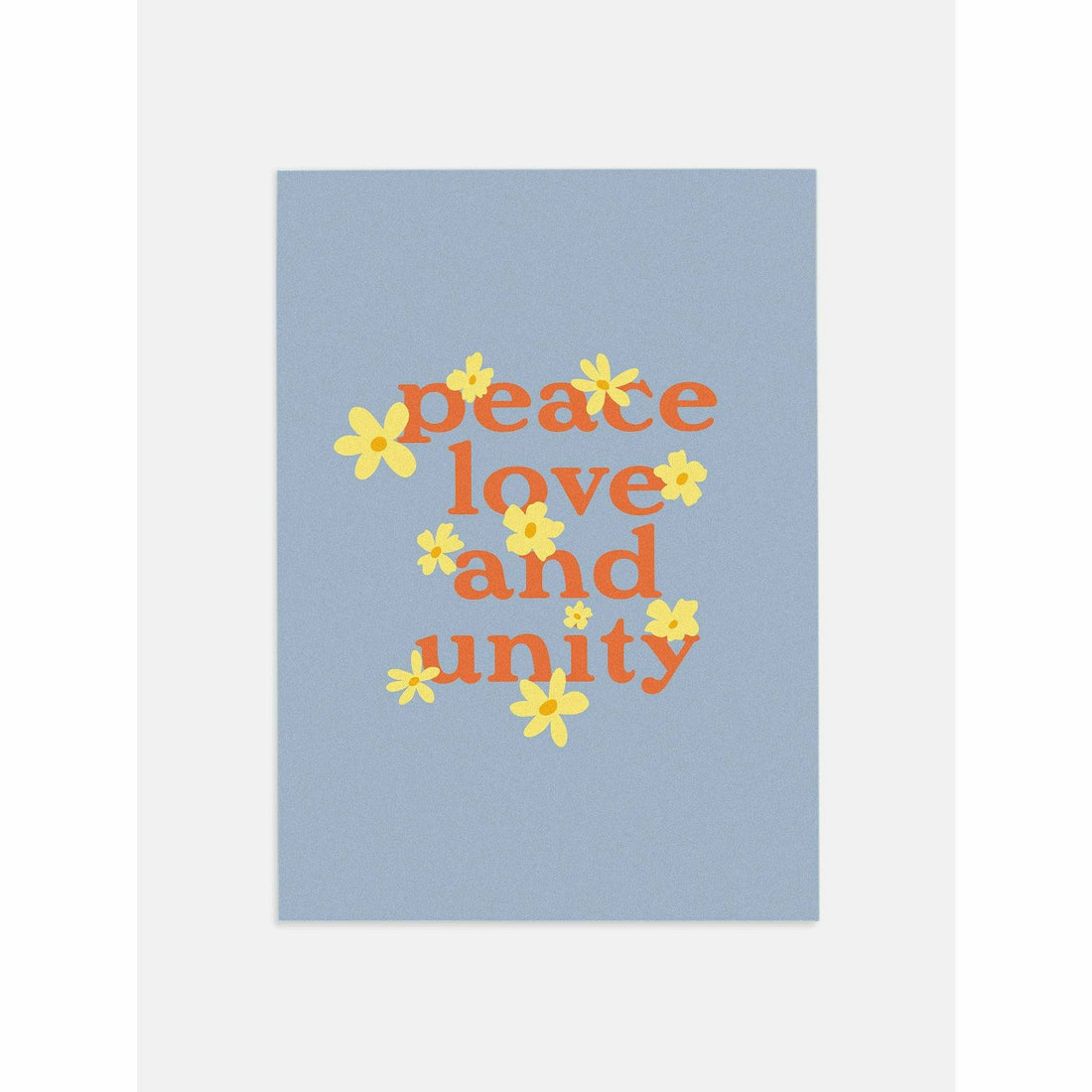 Peace, Love, & Unity Vintage Poster 