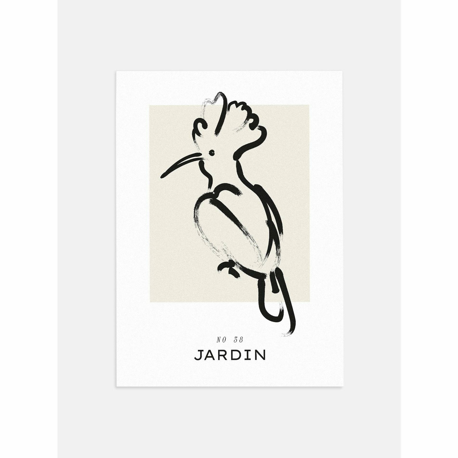 Bird Brushed Animal Wall Art