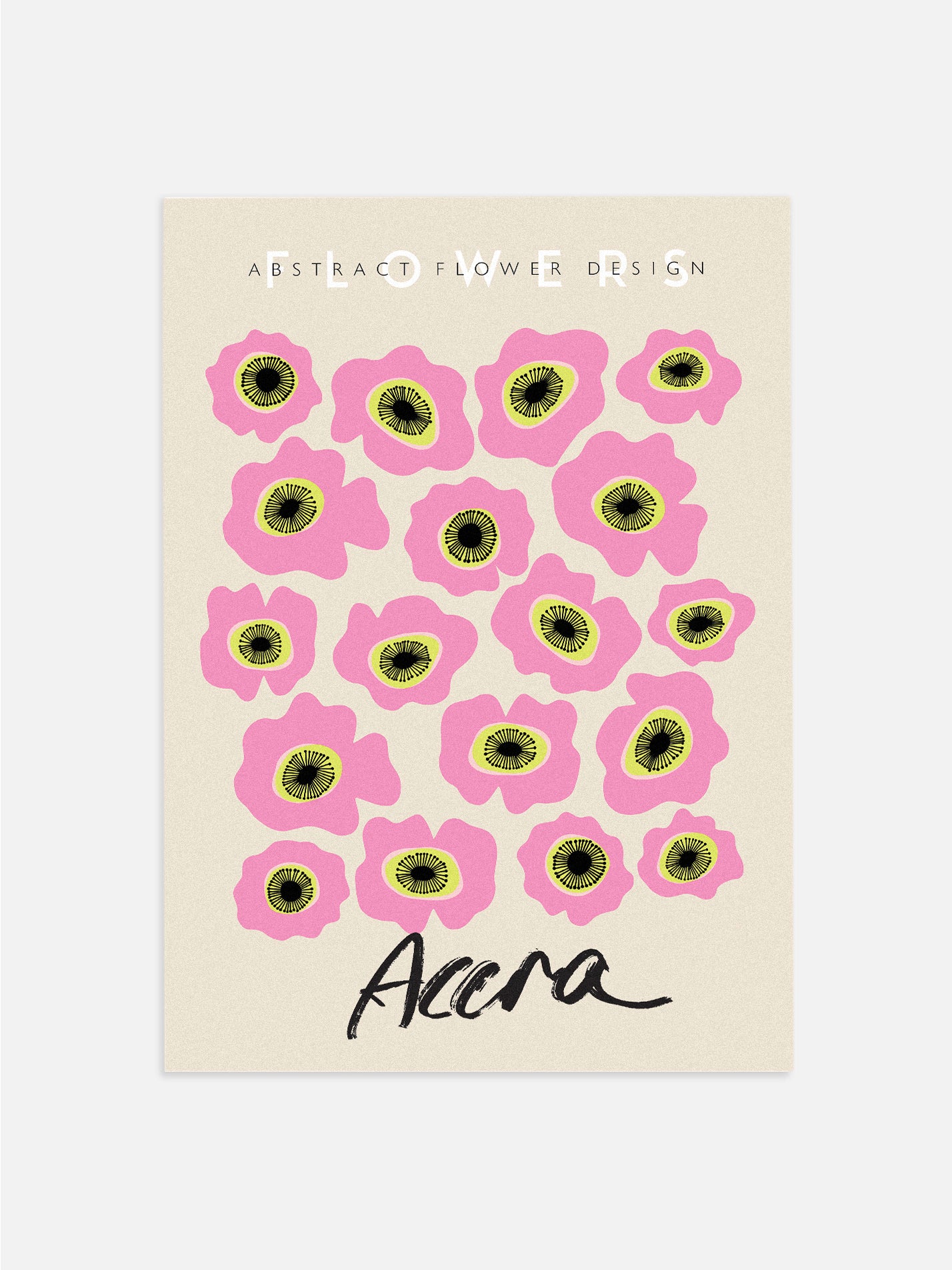 Acera Flowers Poster