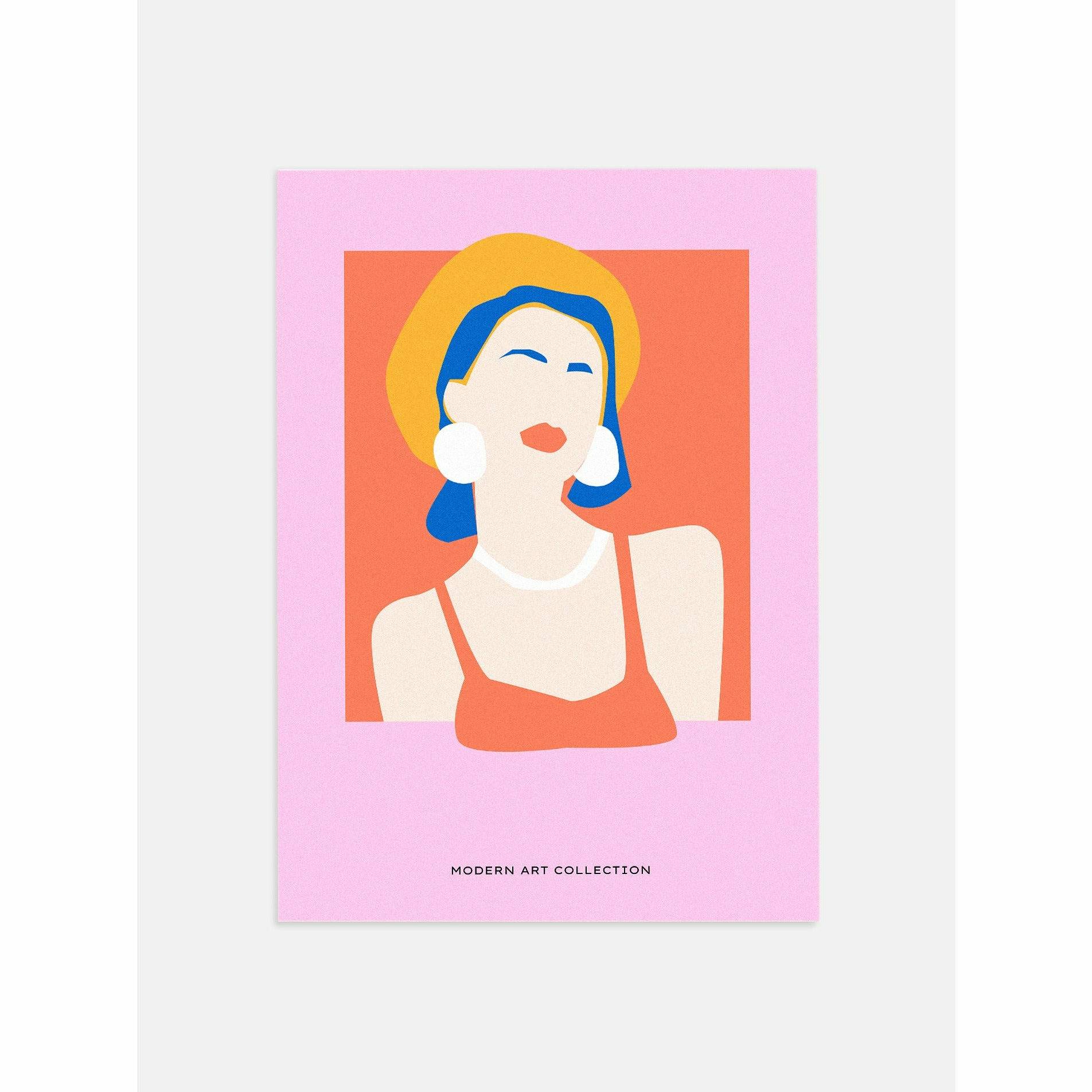 Glamorous Woman Bedroom Poster