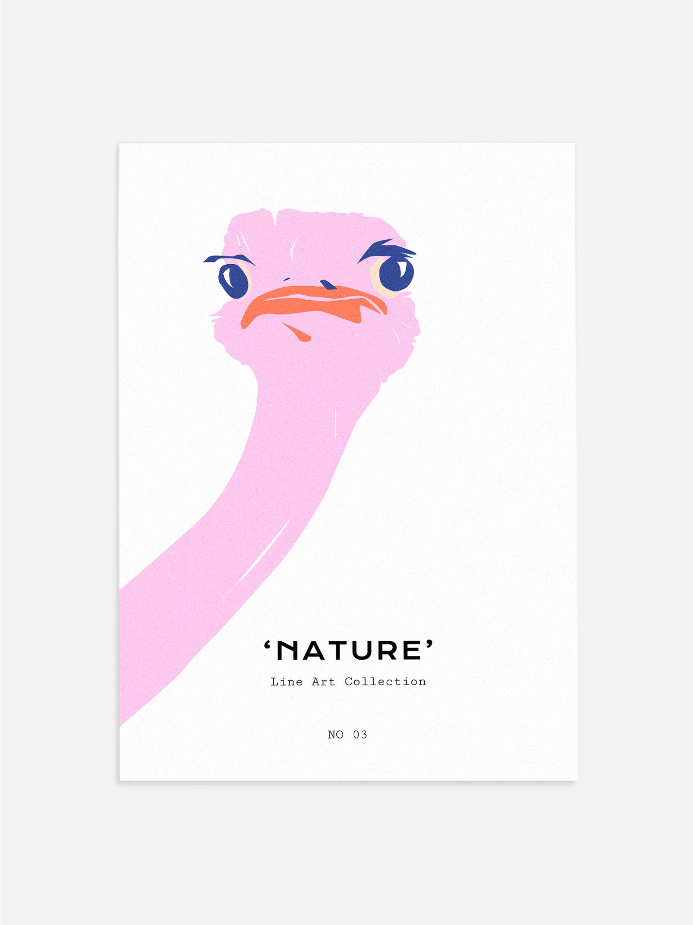 Ostrich Wall Art