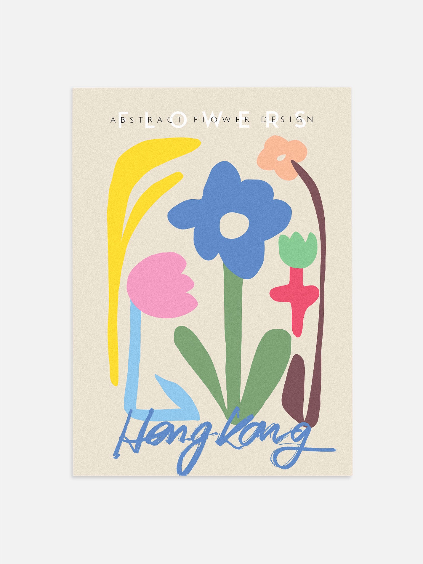Hong Kong Abstract Flower Design