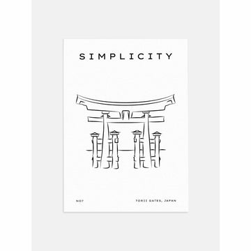 Torii Gate Wall Art Poster