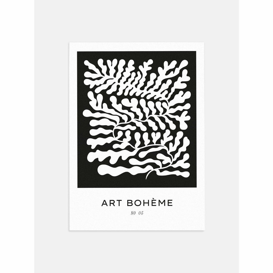 Black and White Abstract Bedroom Wall Art