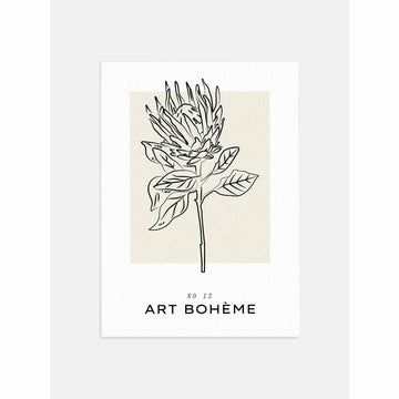 Protea Tropical Poster