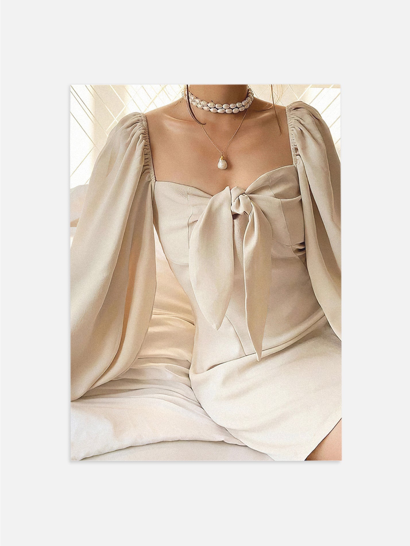 Beige Dress