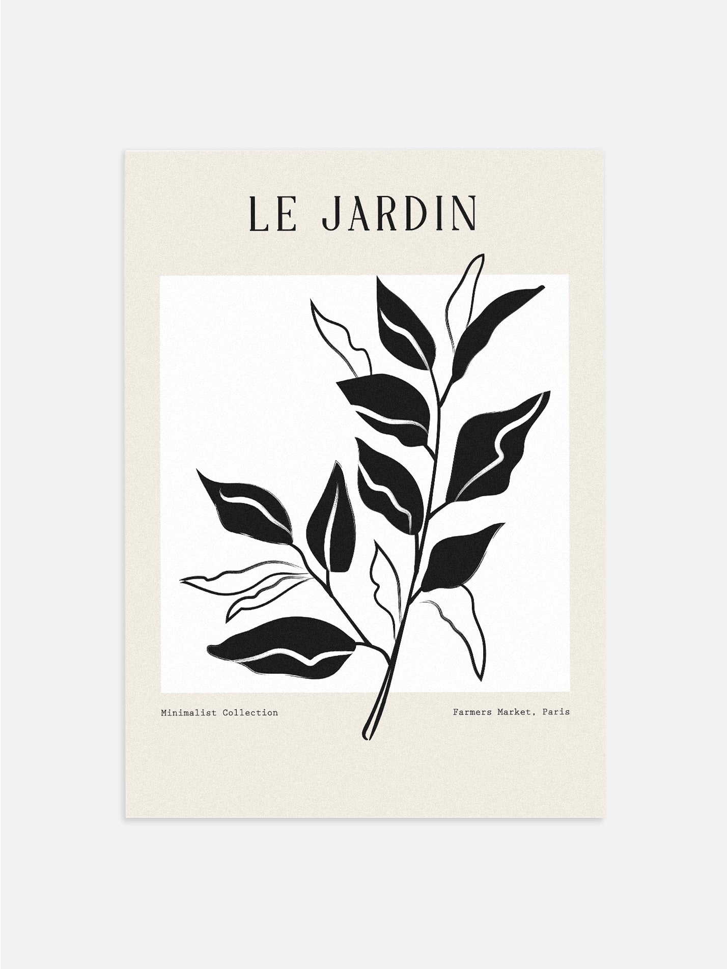 Le Jardin Leaves Bedroom Artwork