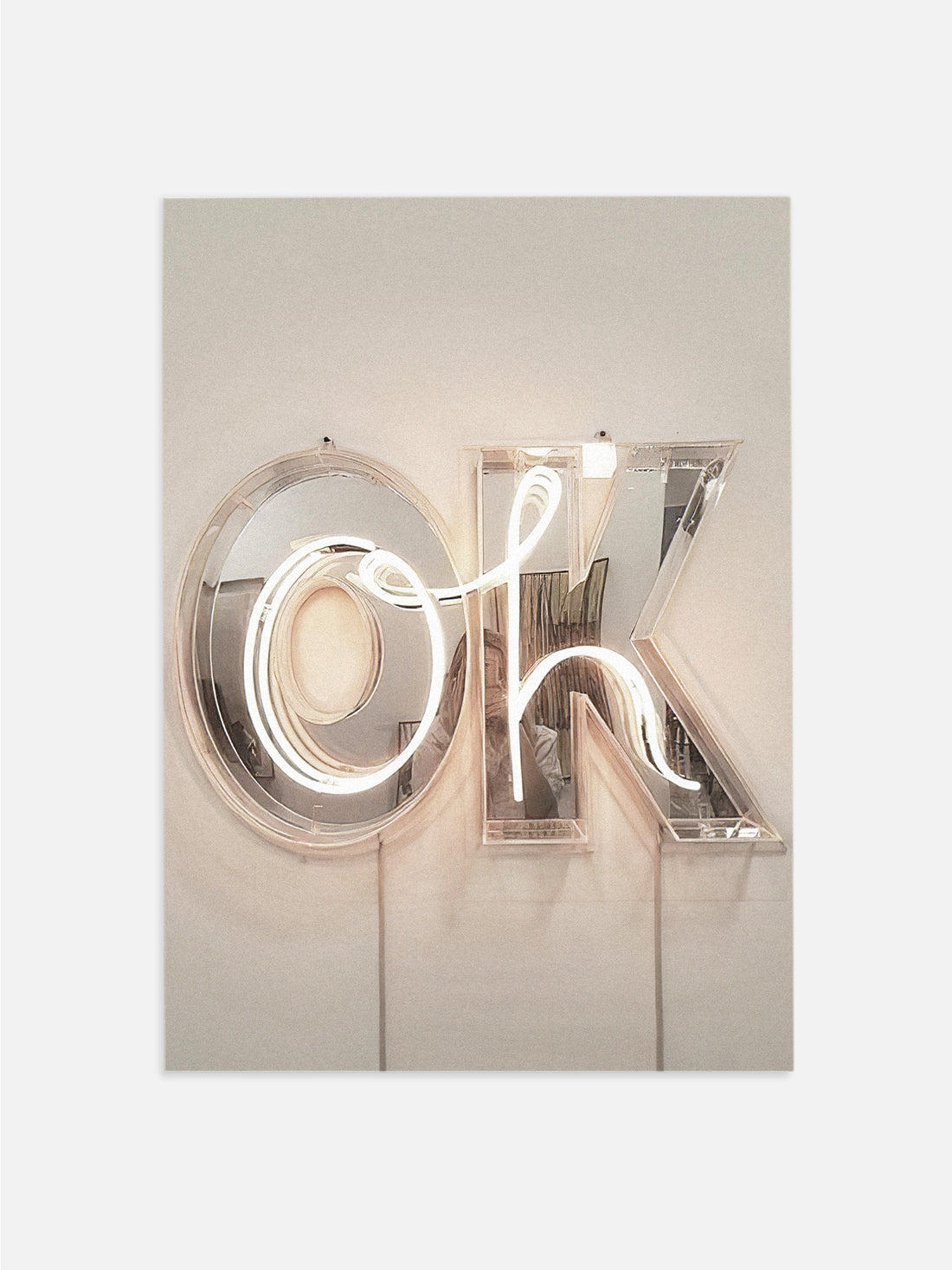 OK Neon Sign