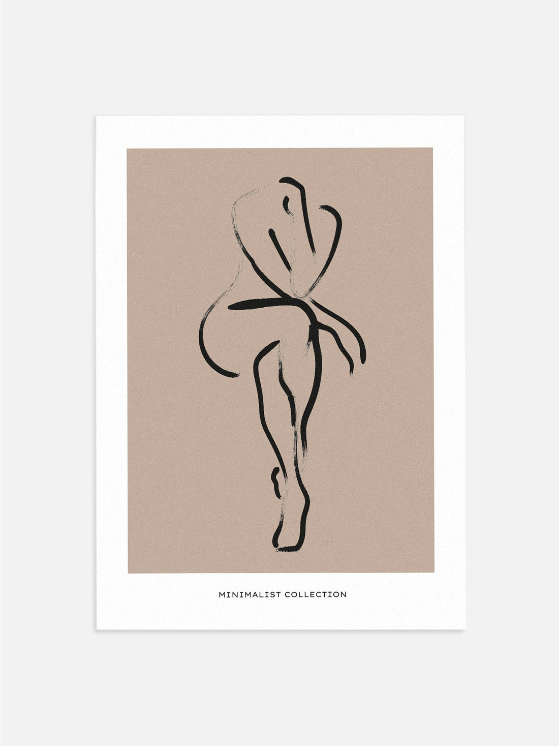A Woman’s Physique Line Drawing