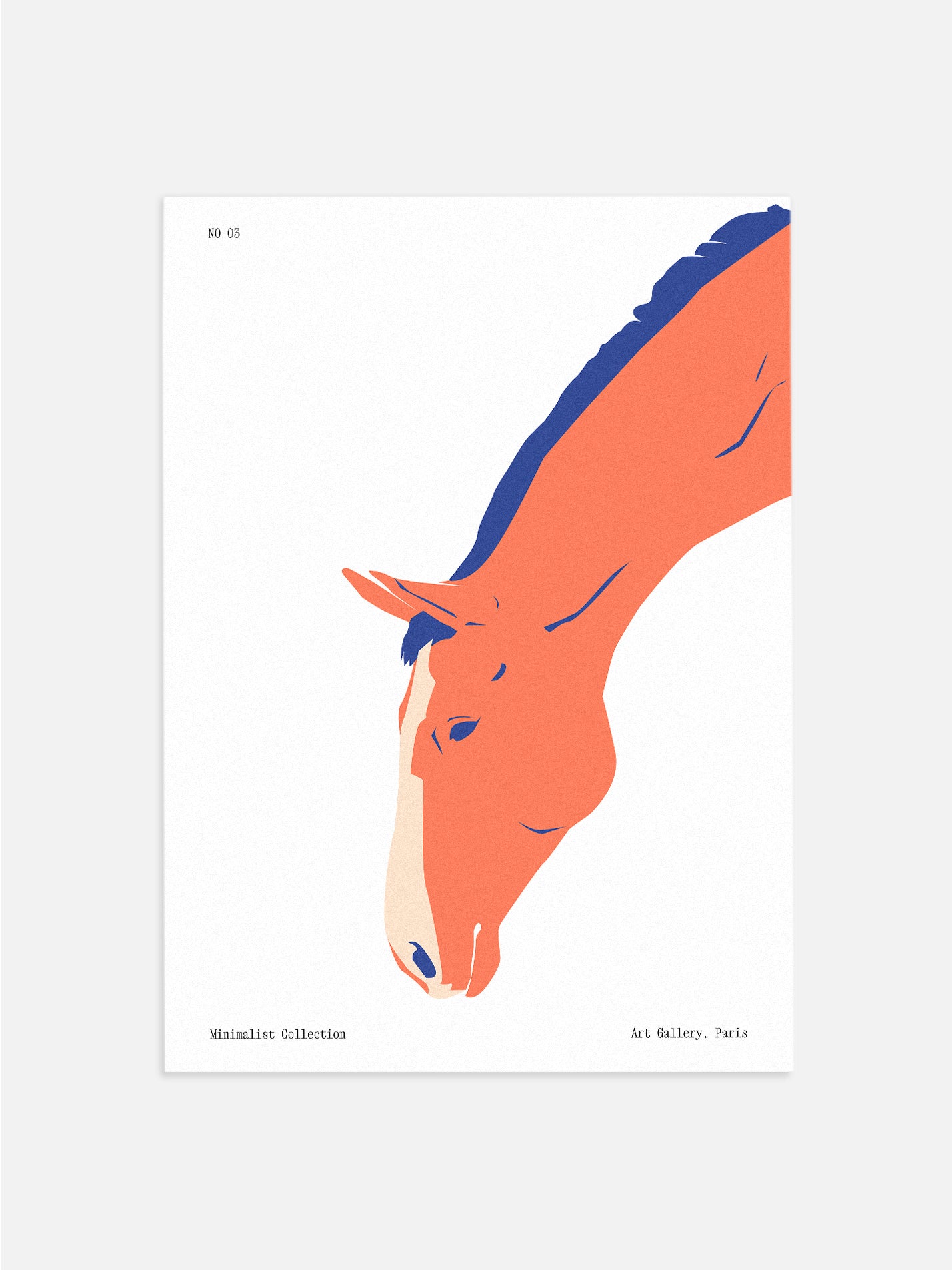Minimalist Horse Drawing