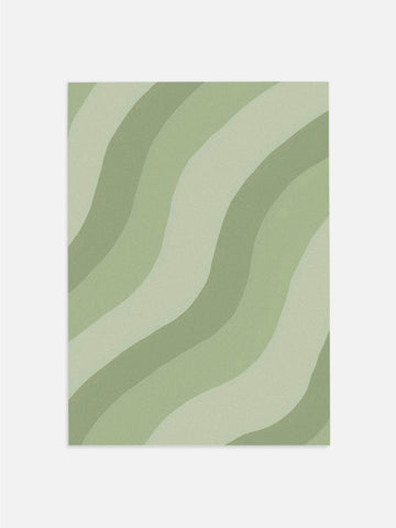 Wavy Green Lines