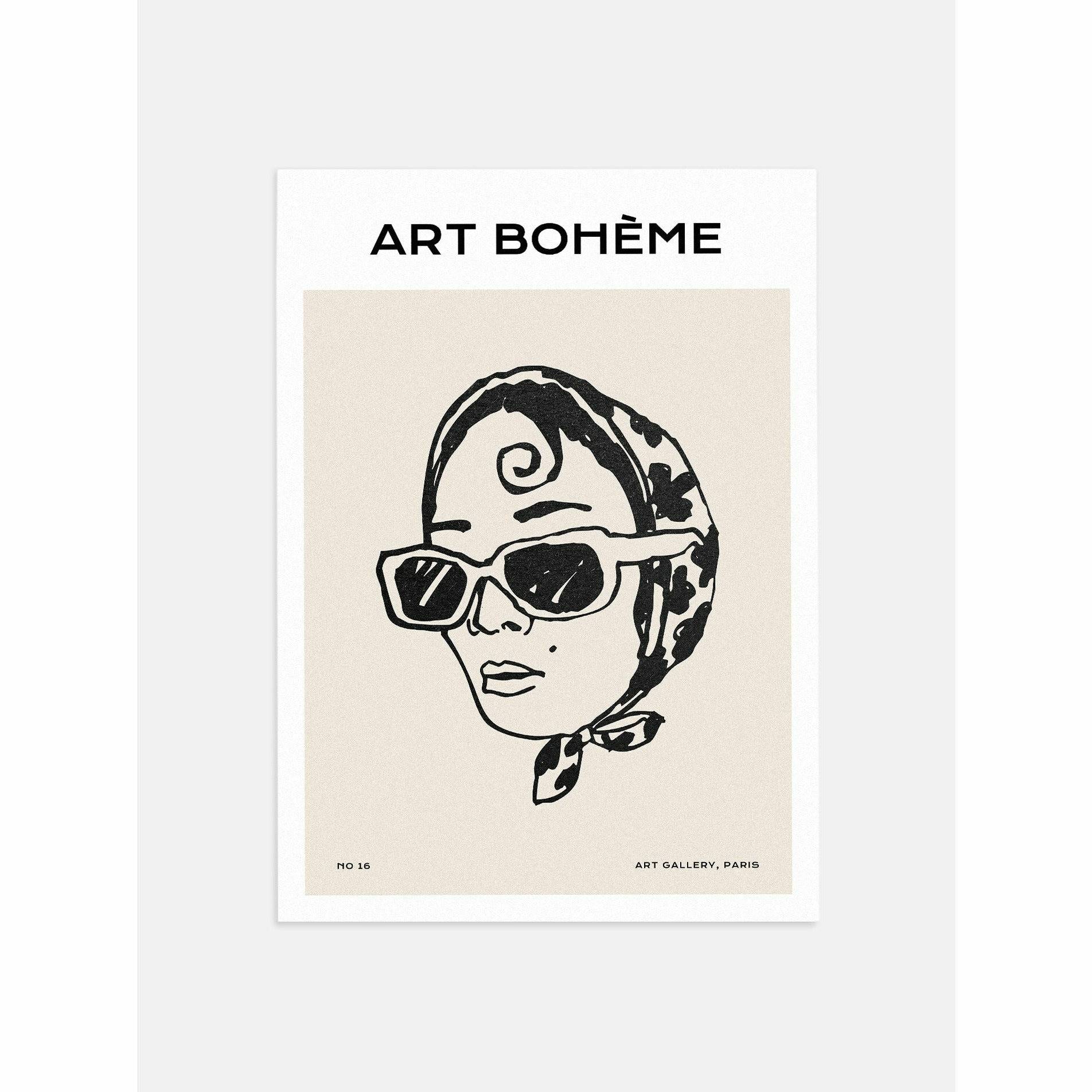 Parisian Woman Wall Art Poster