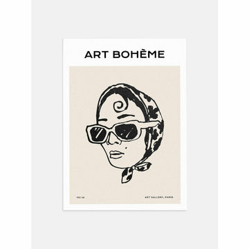 Parisian Woman Wall Art Poster