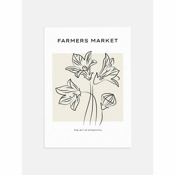 Lily Flower Buds Poster
