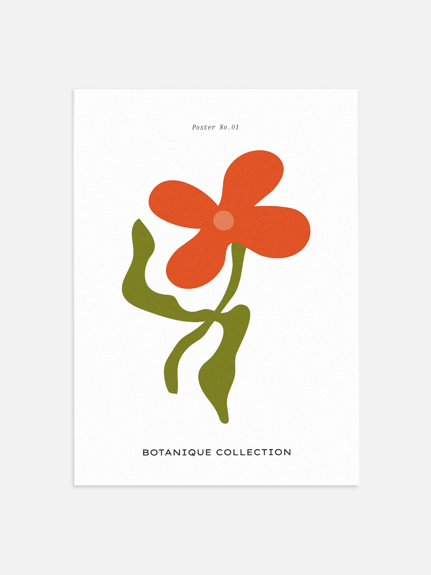 Botanical Red Flower