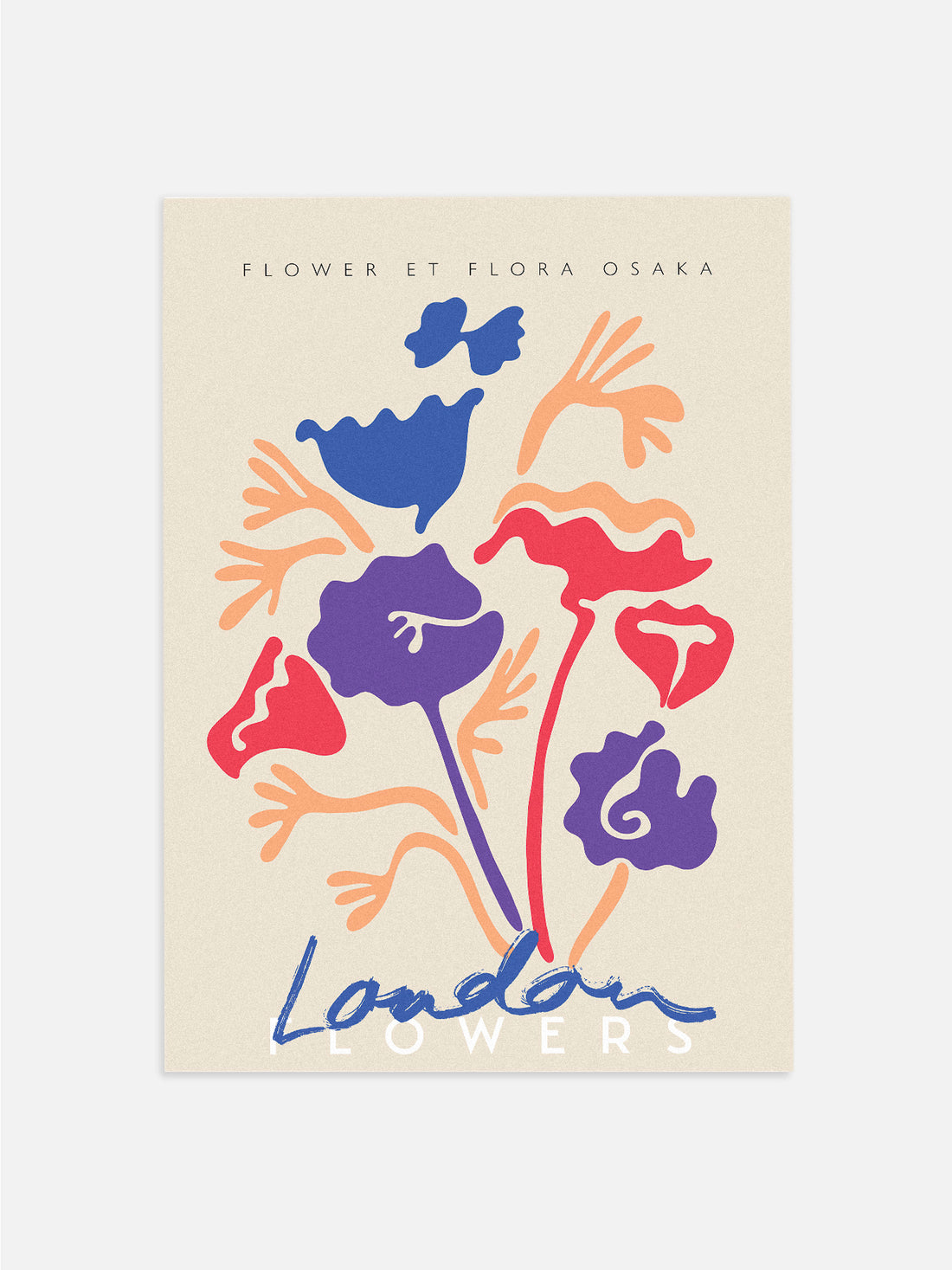 London Flowers Poster