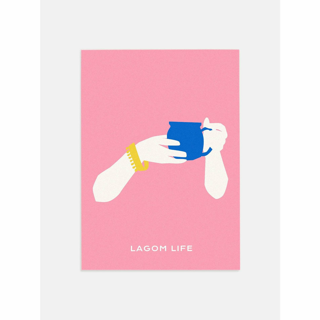 Holding a Mug Bedroom Wall Art