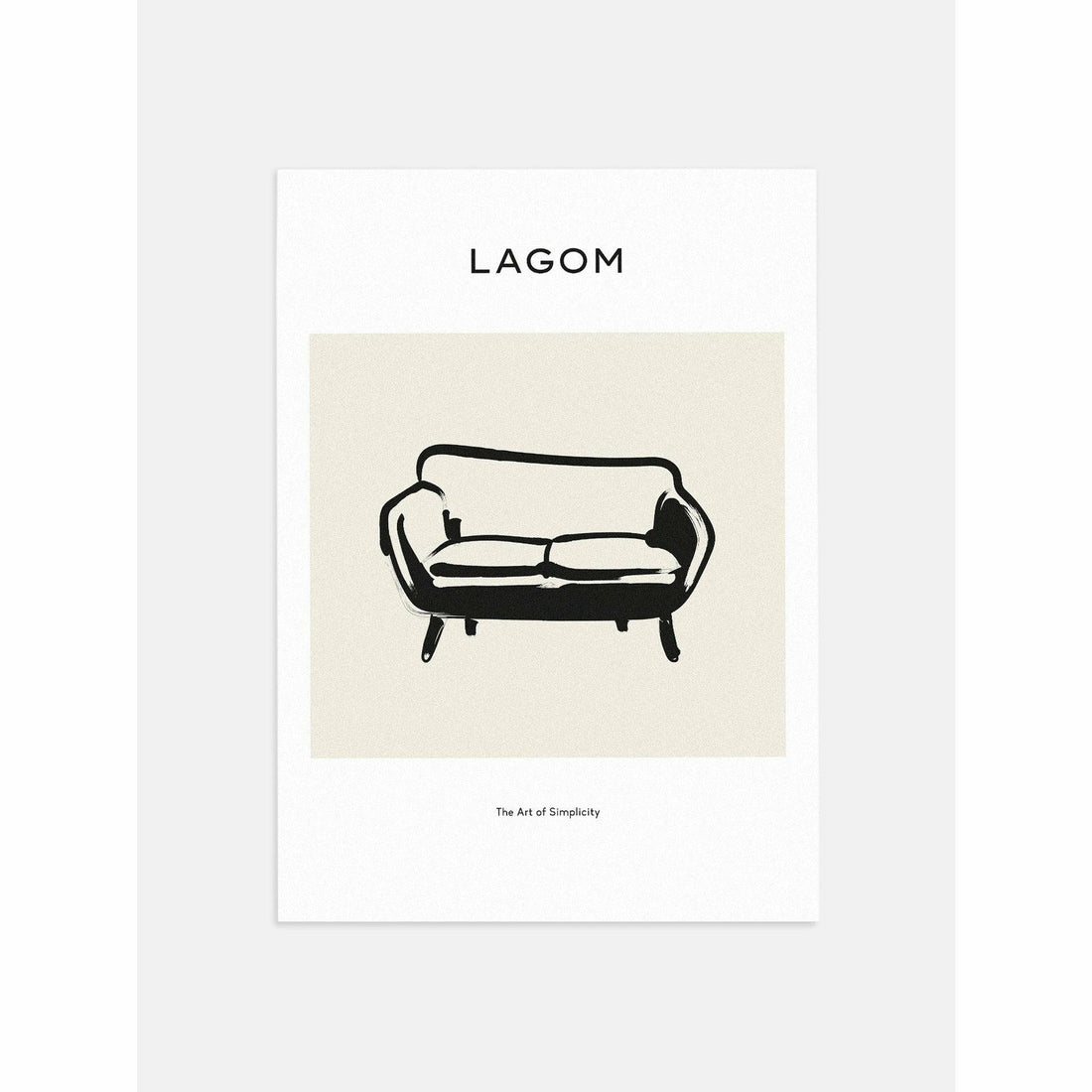 Brushed Sofa Wall Decor